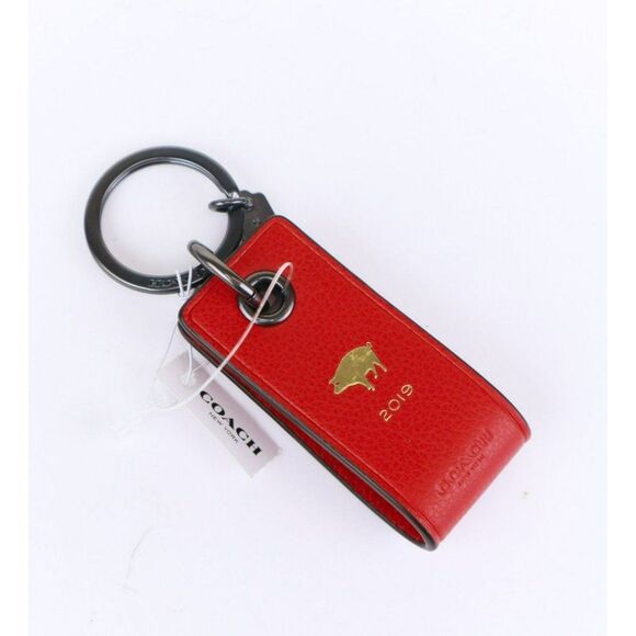 NWT Coach Year of Pig Lunar Year USB Keychain Key Fob - Picture 1 of 3